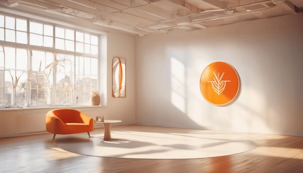 Optimisme irrésistible : comprendre l’impact de l’orange dans un logo